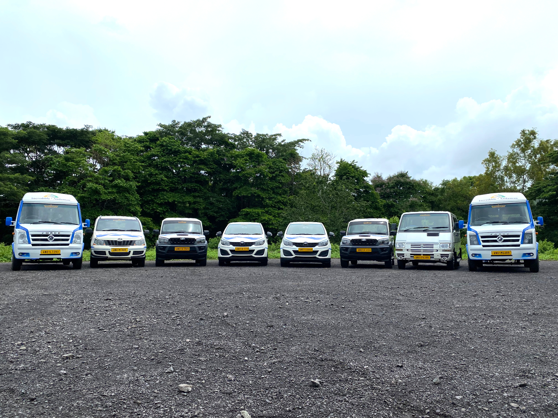 Island Cab Services fleet